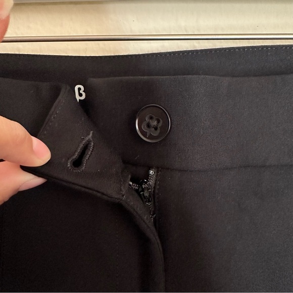 Betabrand Black Cigarette Slim Zip Ankle Ponte Knit Pants Size Medium - Picture 5 of 12